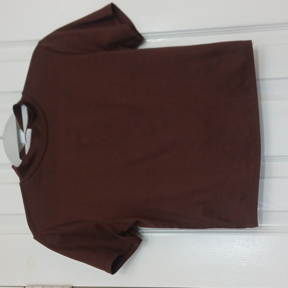 Haley & June Brown Mock Neck Crop Top